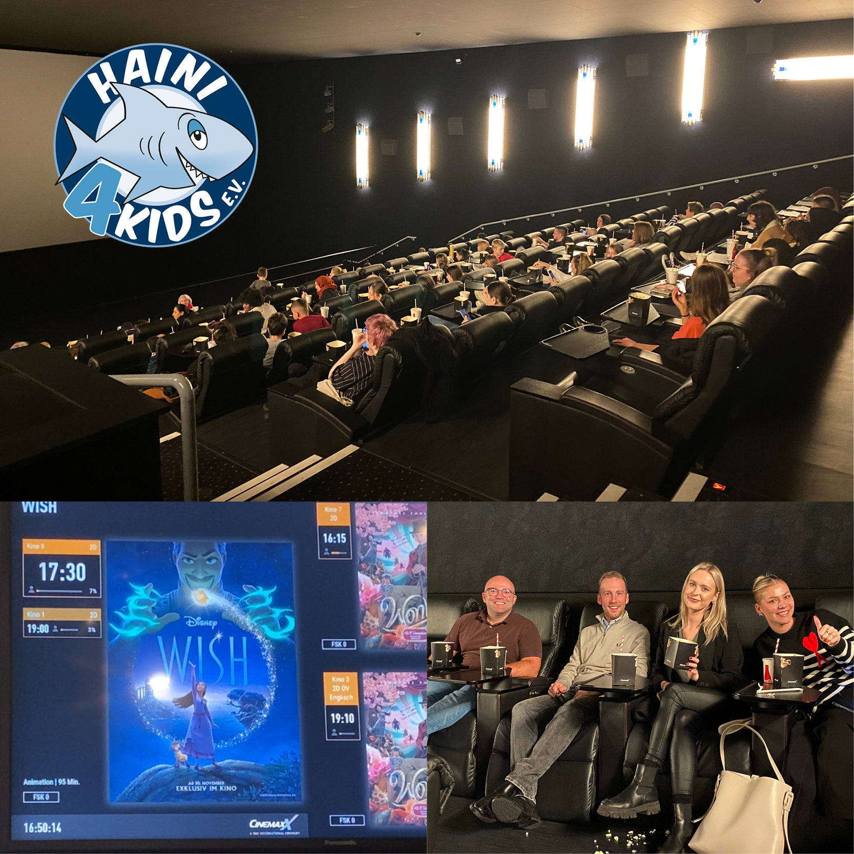 Herzenswunsch erfüllt Kino Event Wish Disney HAINI4KIDS Bielefeld